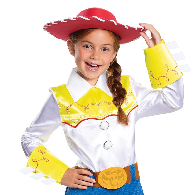 Disguise زي تنكر ديزني بيكسار جيسي من قصة لعبة 4 للبنات، حجم صغير جداً (3T-4T) - Image 2